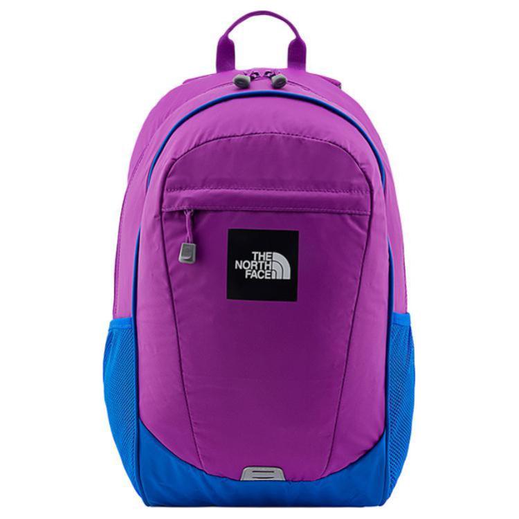 The North Face 21.65L Portable Storage Backpack Outdoor Kids backpack Purple 8AMX Purple