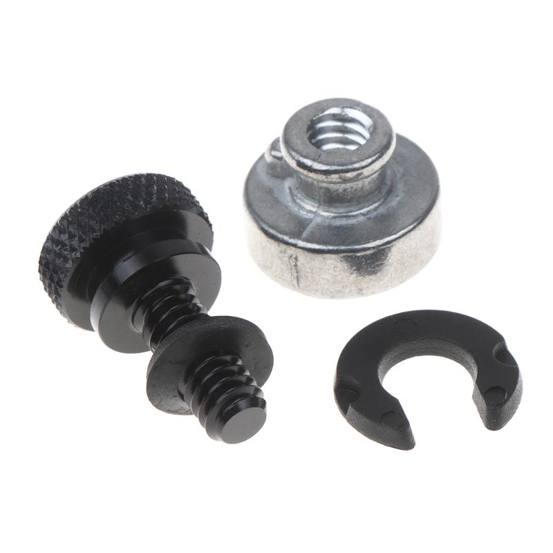 6mm Motorcycle Rear Seat Bolt Nut Kit High Strength 1Set Mounting Screw for Universal Motorbike Replacement Accessories