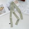 Silk scarf, long strip, high-end sense, versatile, small scarf, accessories, spring and summer new products, retro polka dot headscarf, headband, 