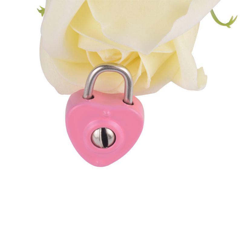 Mini Heart Shaped Lock with for Key Wedding Keyed Padlocks Cute for Wish Lock Personalized Love Padlock for Anniversary