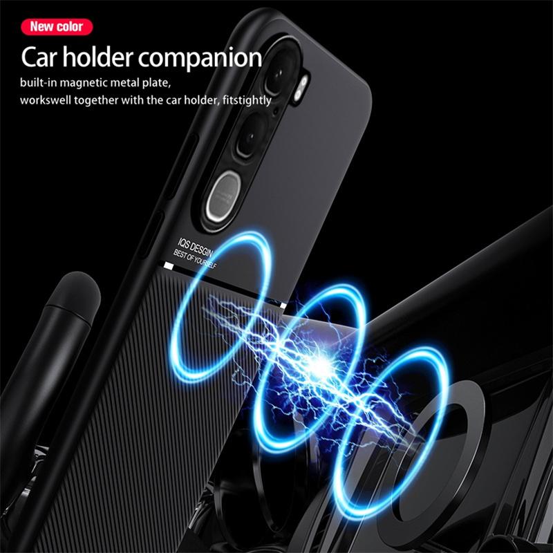 Rugged Non-Slip Case for Vivo Y31 5G Y21d Protective Cover Magnetic Suction Holder Coque Fundas Capa