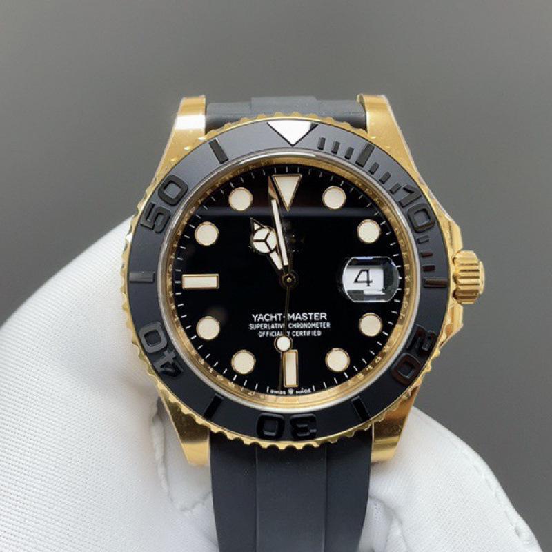 Rolex Grijs Yacht Heren Automatisch Mechanisch Horloge - Groot Wijzerplaat, Waterbestendig, Populair Model