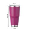 Zhiyue 30 304 Stainless Steel Insulated Straw Car Mug