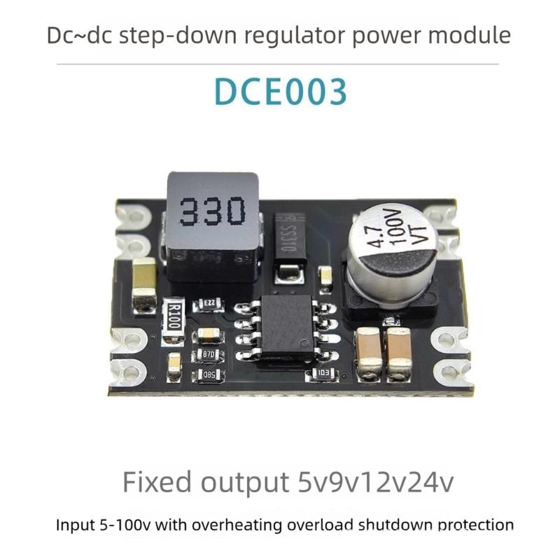 Compact DC5-24v Step Down Power Supply Module with Multiple Output Voltages 5V 9V 12V 24V
