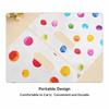 50Pcs High Quality Polka Dots Pattern Party Favor Bags Colorful Portable Size Handheld Bags Packaging Bags Birthday Party