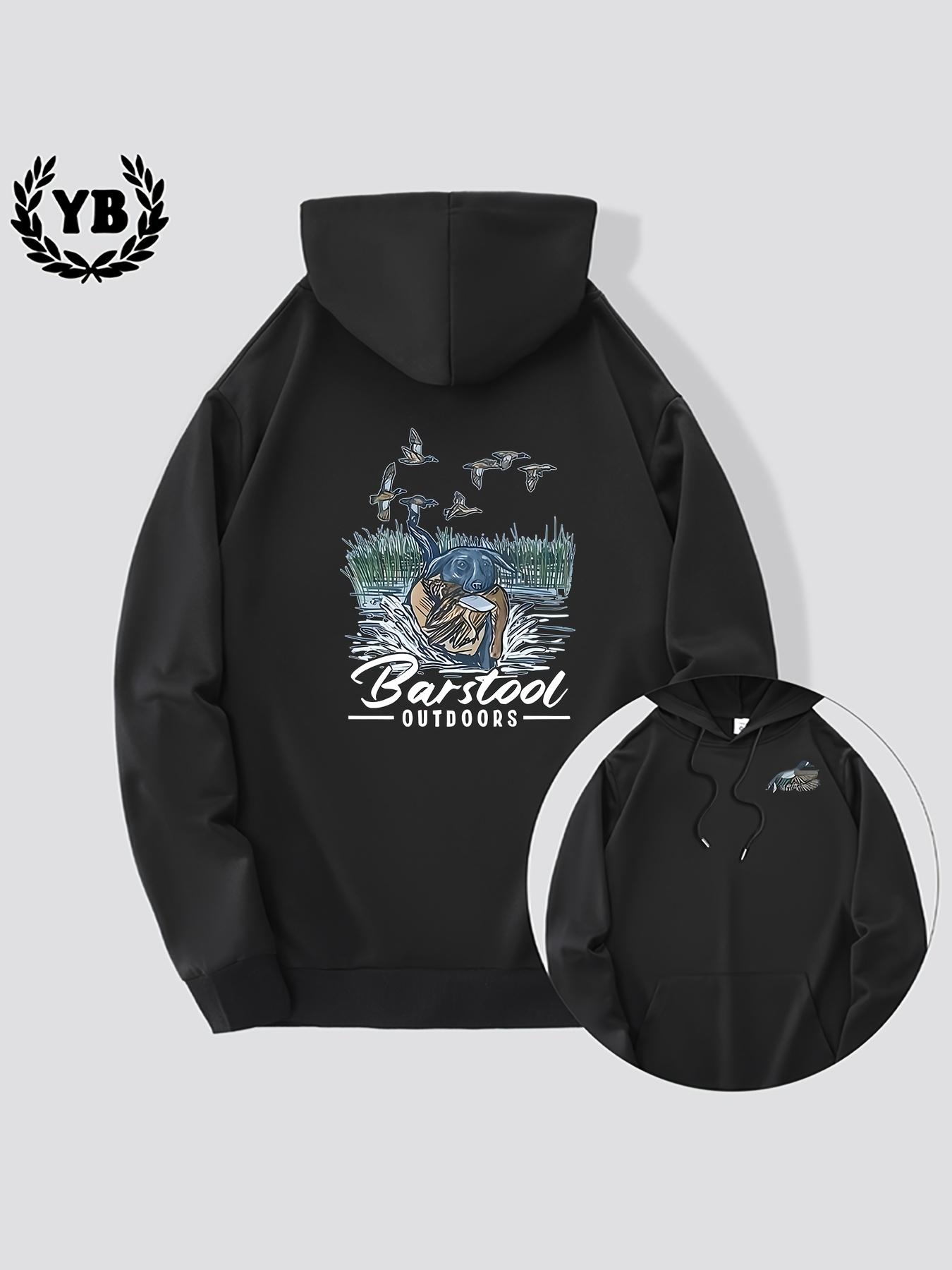 

Men S Casual Hoodie with Kangaroo Pocket Long Sleeve Pullover with Drawstring 100% Polyester Knit Fabric Slight Stretch 3XL