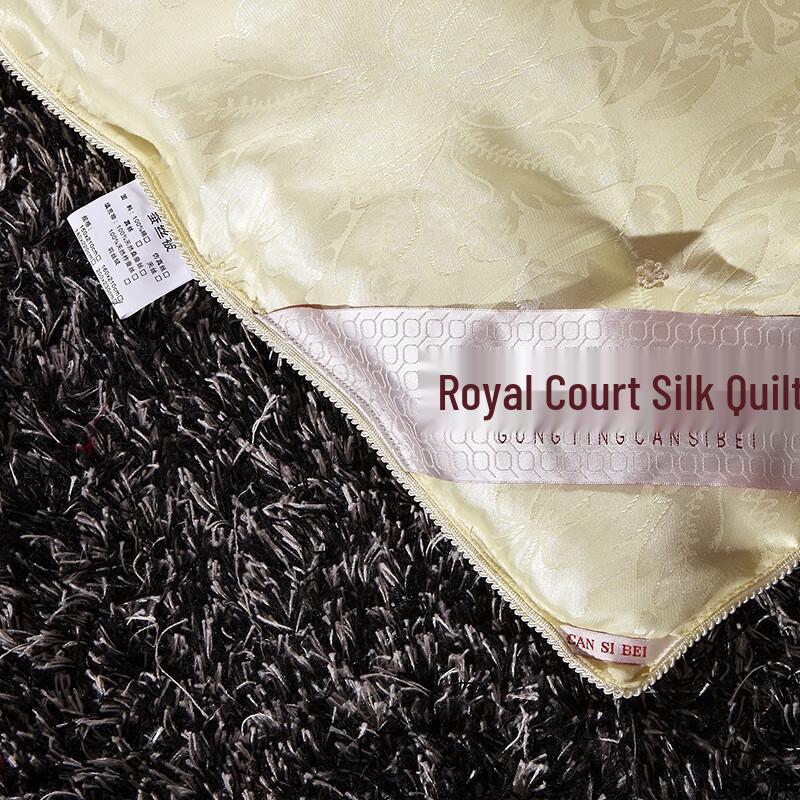 MUXINZI Jacquard Satin Silk Blend Quilt