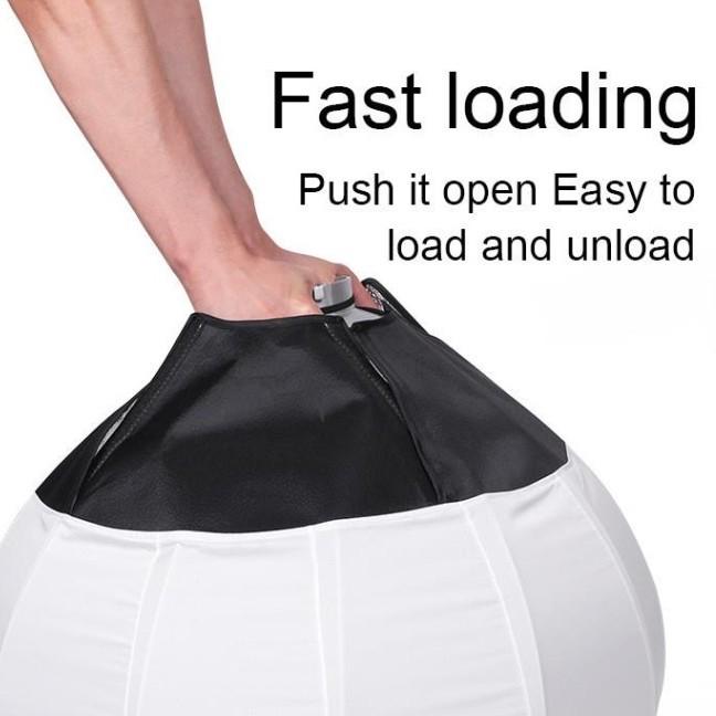 65cm Lantern-Shape Softbox Sphere Diffuser for Photography & Live Streaming