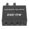 Independent Volume Control Small Sound Mixer 3.5mm Headphone Mixer Stereo Mixer  For Headphone