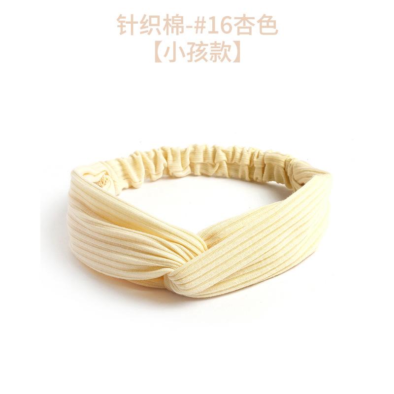 Elastic Crossed Headband Solid Color Knitted Cotton Suede Headband Ladies Hair Accessories Hair Band Headgear