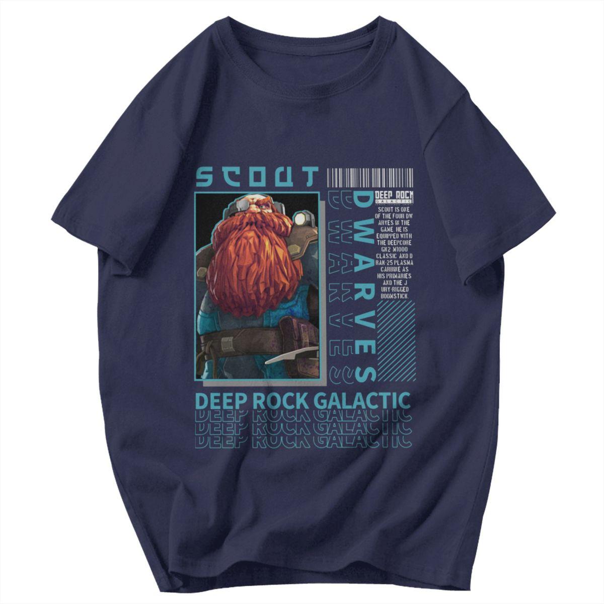 

Men T Shirt Deep Rock Galactic Game Awesome Gifts Y2K Graphic Quality Unisex Clothing T Shirts 4XL