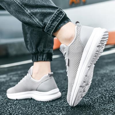 Shoes Men's Foreign Trade Large Size Summer Light Men's Shoes Breathable Mesh Running Shoes Men's Sneakers