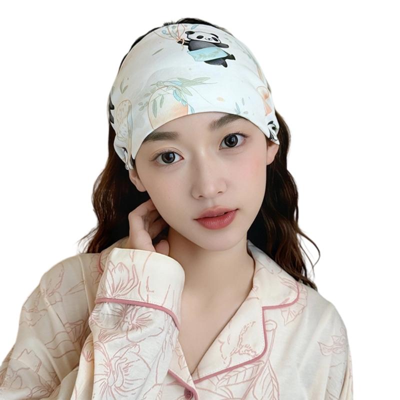 Double Layer Cotton Maternity Beanies Postpartum Headwear Soft Breathable Stretchy Nursing Head Cover For New Mothers