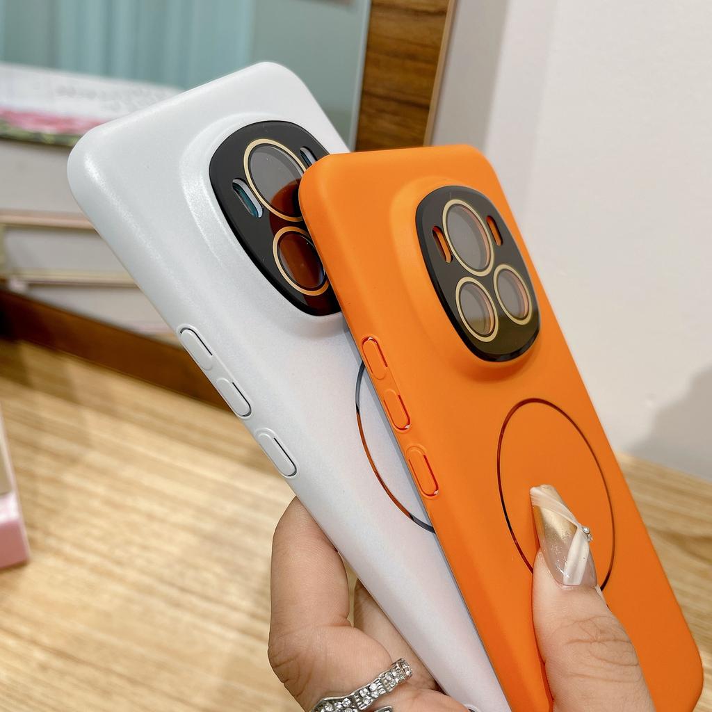 Ultra-thin Luanjin Matte Oil Injection Skin Feel Suitable for Honor Magic6pro Fine Ring Magnetic Mobile Phone Case 100 Lens Film