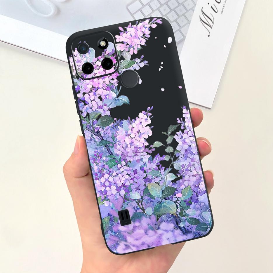 For Realme C21Y Case Realme C25Y Stylish Candy Painted Cover Soft Silicone Phone Case For Realme C21 C 21 Y C25Y RealmeC21 Shell