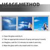 One Way Mirror Spray 30ml Single Sided Reflective Surface Cleaner for Glass Windows and Mirrors for Home Office Use