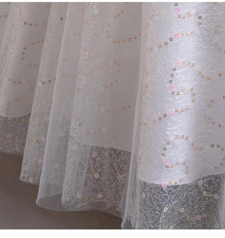 Girls' Luxury Princess Puffy Skirt Formal Dress - Flower Girl Wedding & Performance Costume