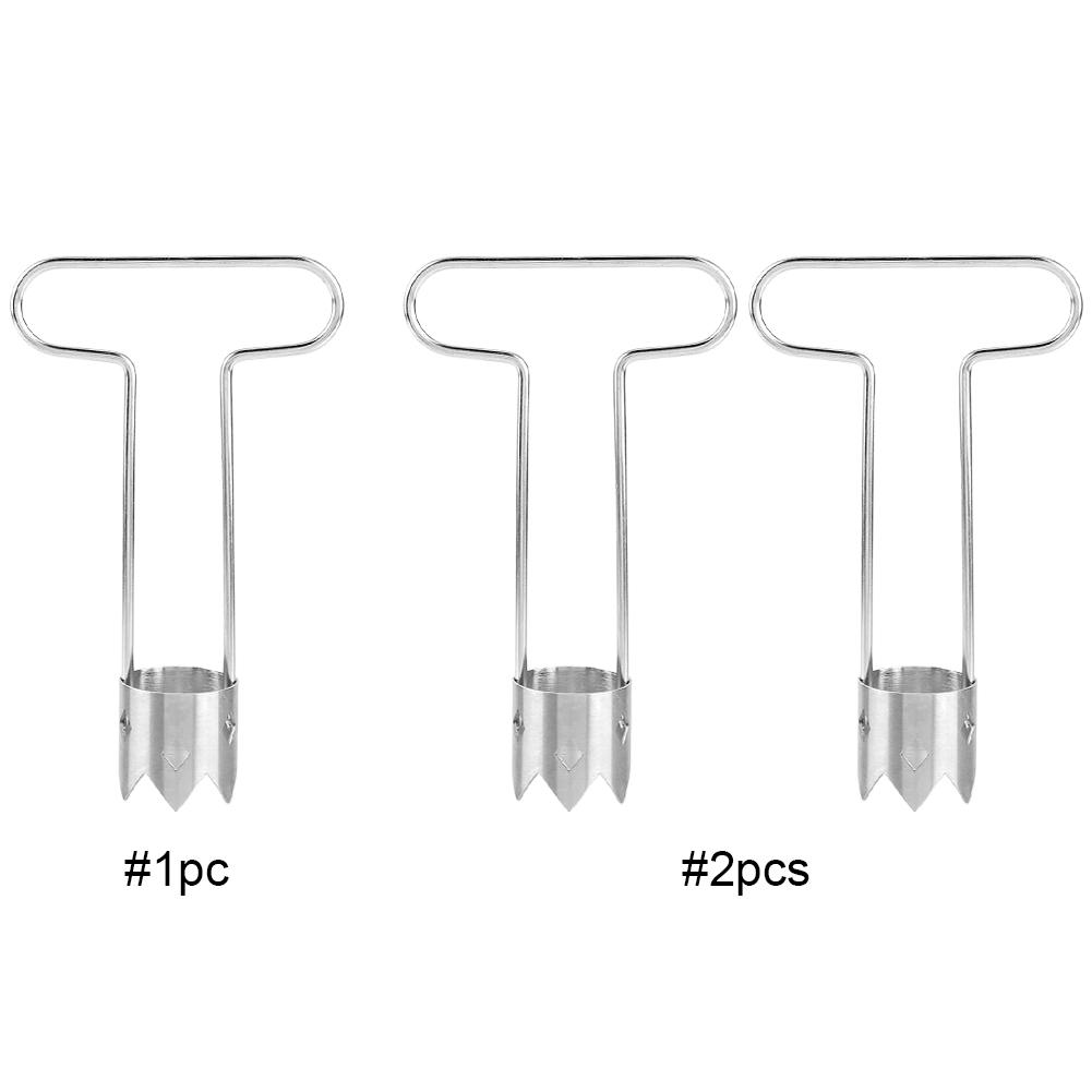 Red Bell Pepper Corer 304 Stainless Steel Pepper Corer Seed Remover Tool Fruit Core Remover Pepper Deseeder Kitchen Gadget