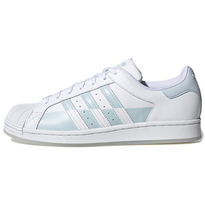 

Adidas Originals Superstar Shoes White Light Blue Sneakers FX5533 39⅓