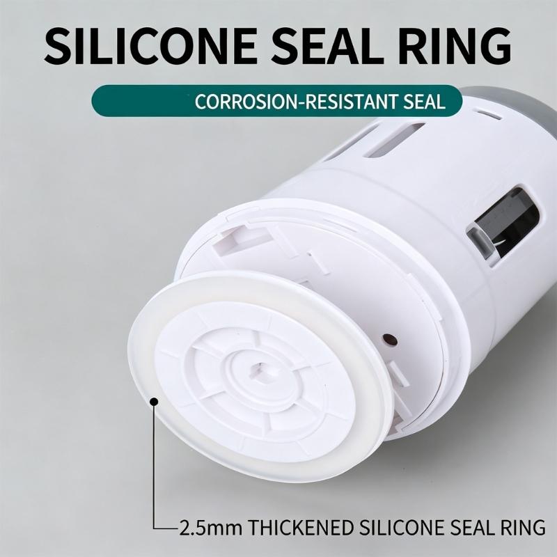 Large Outlet Toilet Tank Drain Assembly Replacement with Extension Tube, Seal Washer and Hardware for Home Repair