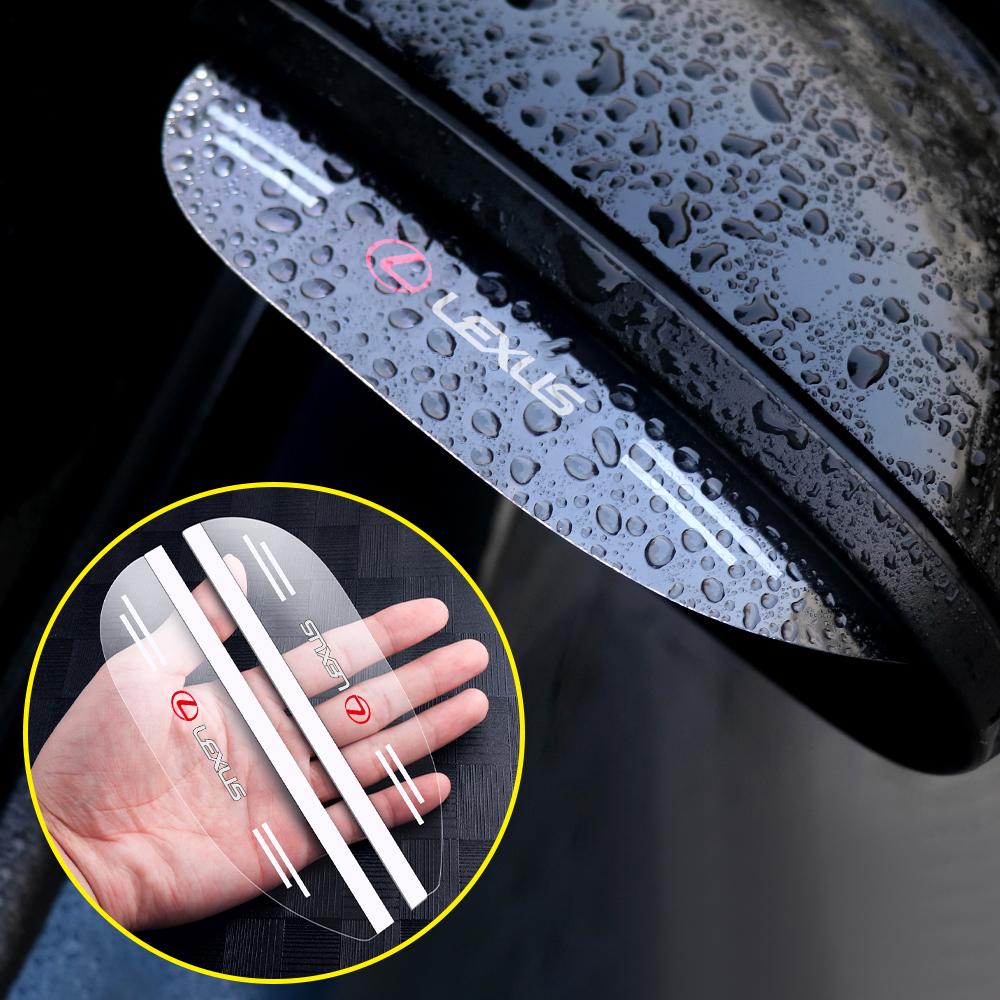 Car Transparent Rear View Side Mirror Rain Board Sticker Accessories For Lexus LS IS350 ES300h ES300 IS250 IS220d NX350h CT200h