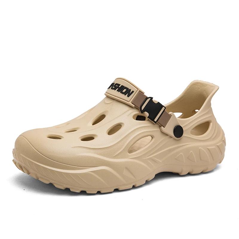 Fashion Men Slippers Fashion Platform Outdoor Summer Clogs Shoe Women Beach Sandals Male Soft EVA Indoor Home Slides Lover Flip Flops