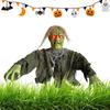 Utomhus Halloween Dekorationer Högtidsspöke Utomhuspinnar Lysande Halloween Verandaddekoration för Blomkruka Uteplats Födelsedag