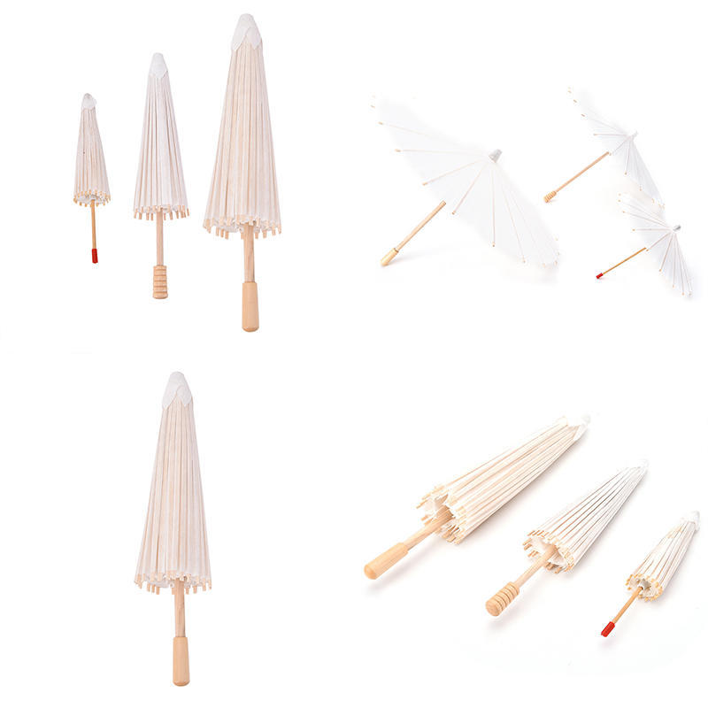 1 Pcs Paper Umbrella Kids Diy Accessory Chinese Traditional Craft Decoration
