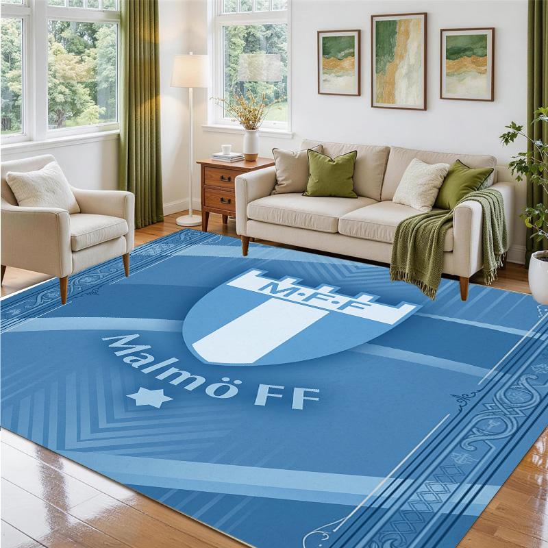 Malmö FF Design Kristall-Samt-Teppich Weich Dekorative Matte für Schlafzimmer Eingang