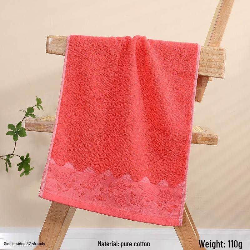 Thick Absorbent Pure Cotton Face Towel for Adults