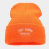 70G round machine acrylic knitted hat tide SHIT SHOW embroidered letter stack wool hat winter hundred personality hat