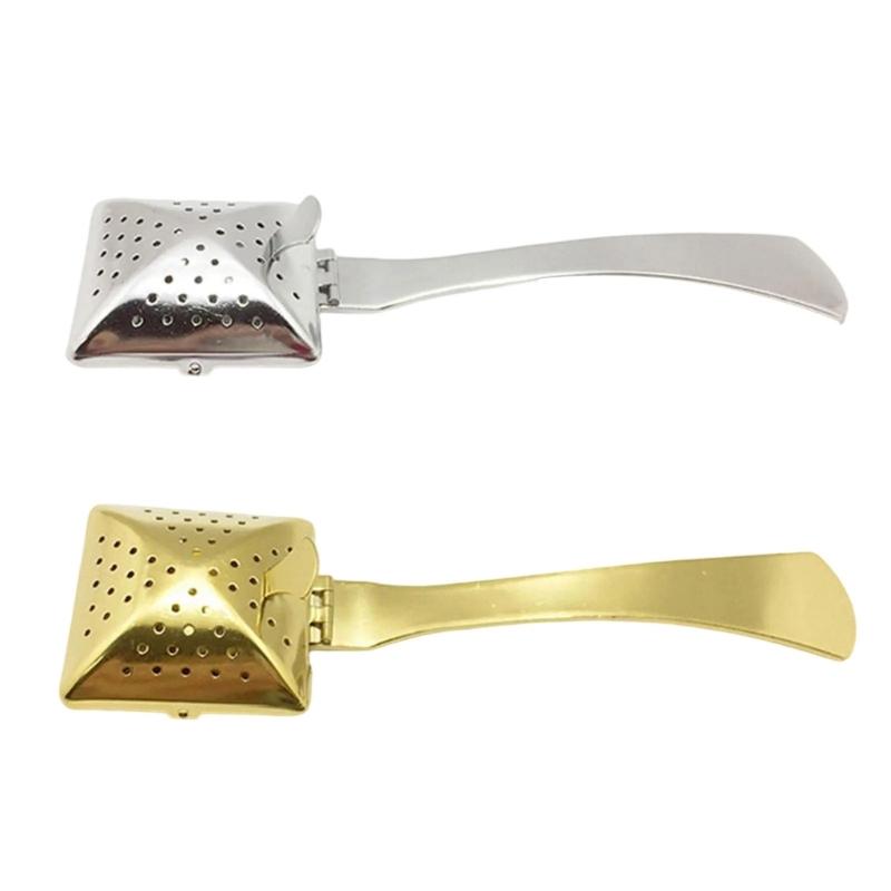 Stainless Steel Teas Infuser Kettle Filter Teas Maker Metal Texture Teas Accessory Suitable for Home and Office Use
