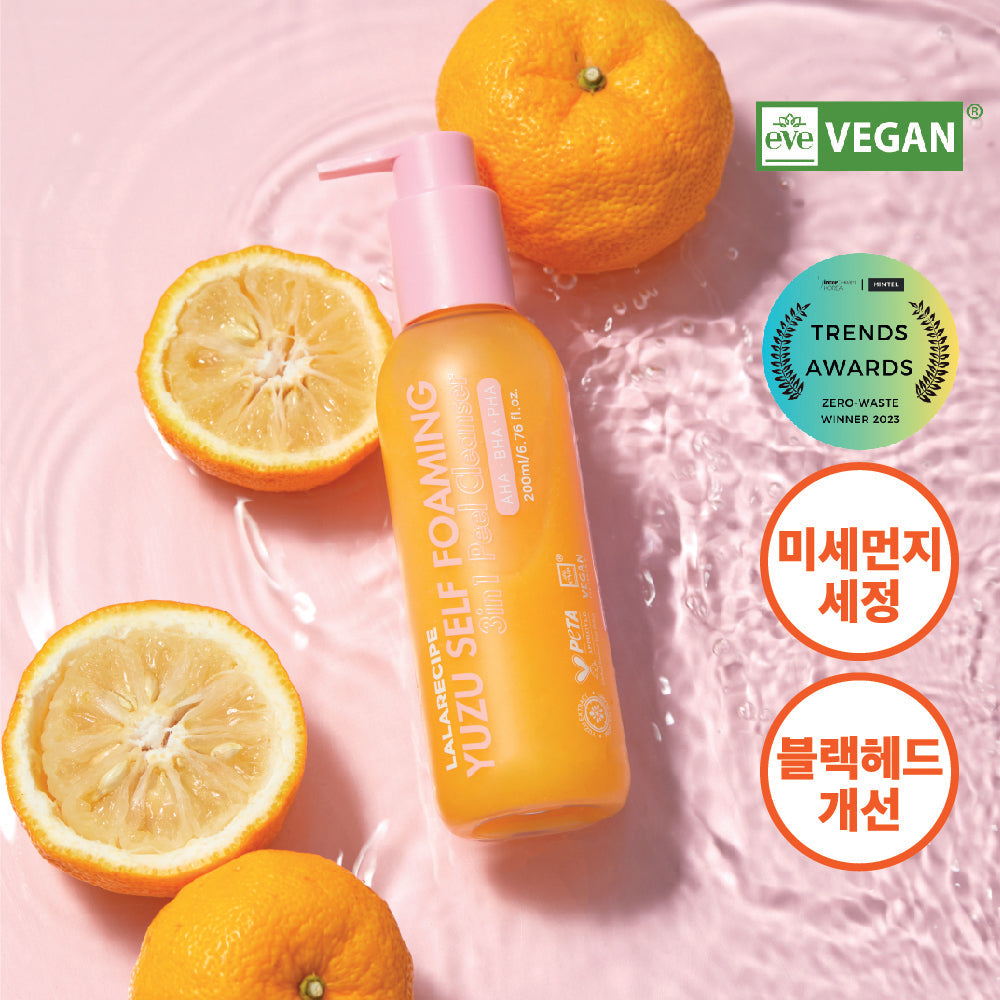 LaLa Recipe Citrus Self Foaming 3in1 Cleanser 200ml