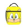 Sonices Face Thermal Insulated Lunch Bag for School  Portable Bento Box Men Women Cooler Thermal Lunch Box