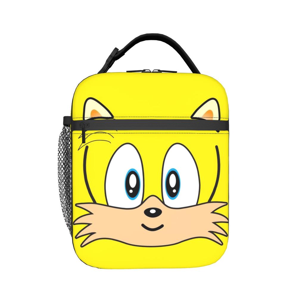 Sonices Face Thermal Insulated Lunch Bag for School  Portable Bento Box Men Women Cooler Thermal Lunch Box