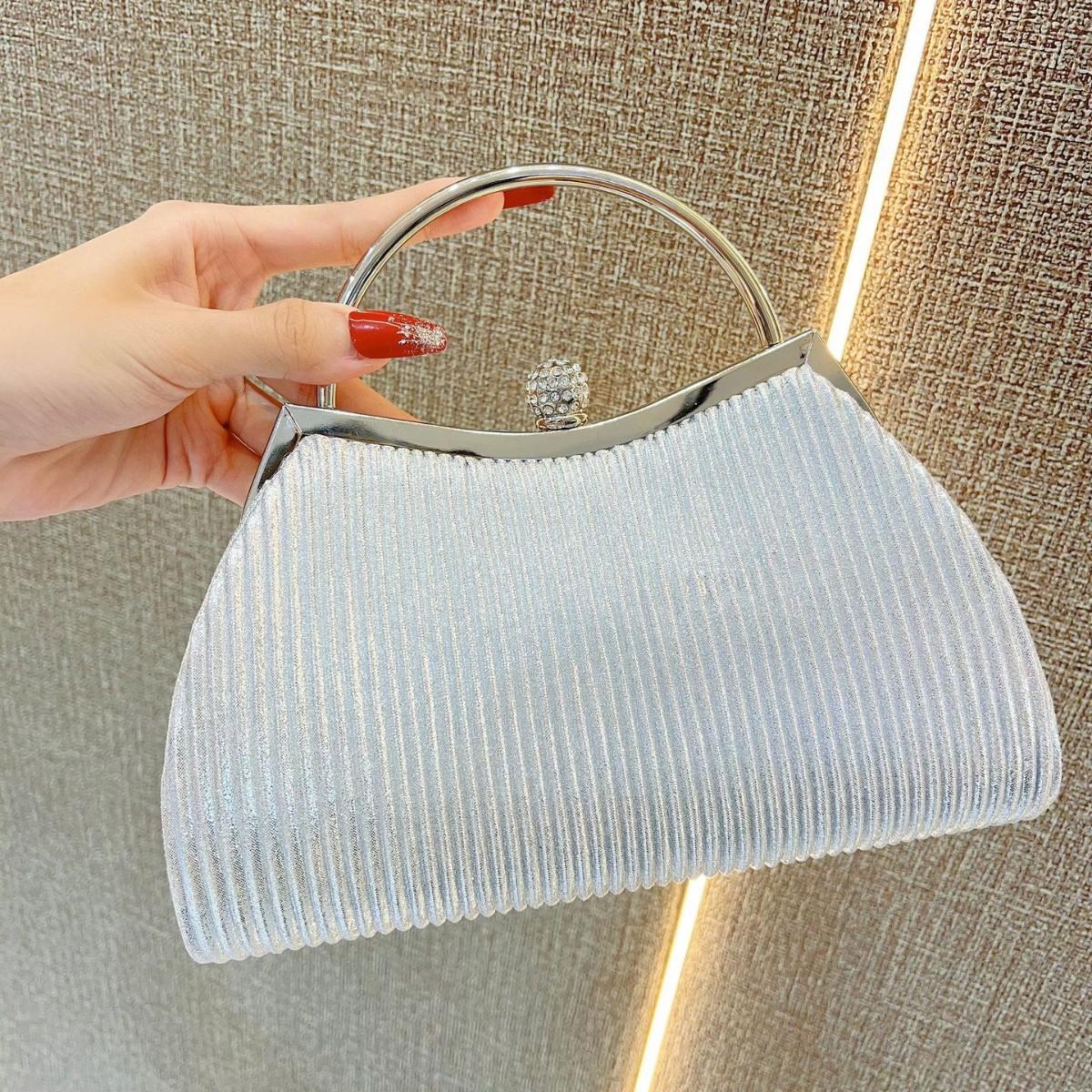 

Rhinestone Crossbody Clutch for Parties and Banquets