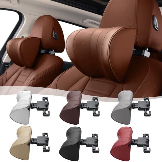 Adjustable Car Headrest with Memory Foam U-Shape Neck Pillow for Shoulder Support Comfortable Car Pillow for Most Vehicles