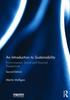 The An Introduction To Sustainability : Environmental, Social and Personal Perspectives Book
