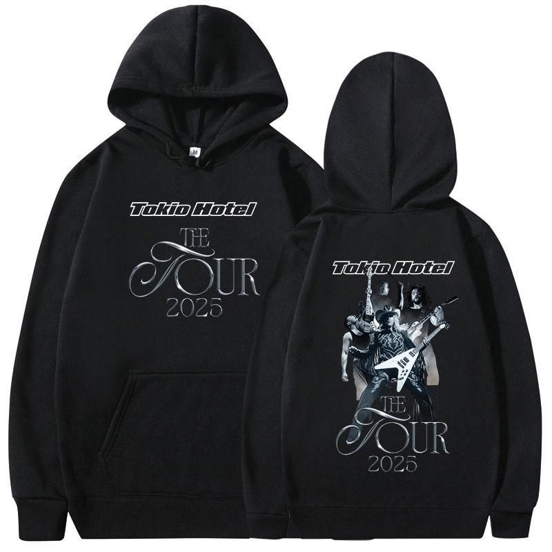 Německá Rocková Kapela Tokio Hotel The Tour 2025 Mikiny Pánské Dámské Módní Hip Hop Mikiny Ležérní Oversized Dlouhý Rukáv Pulovry
