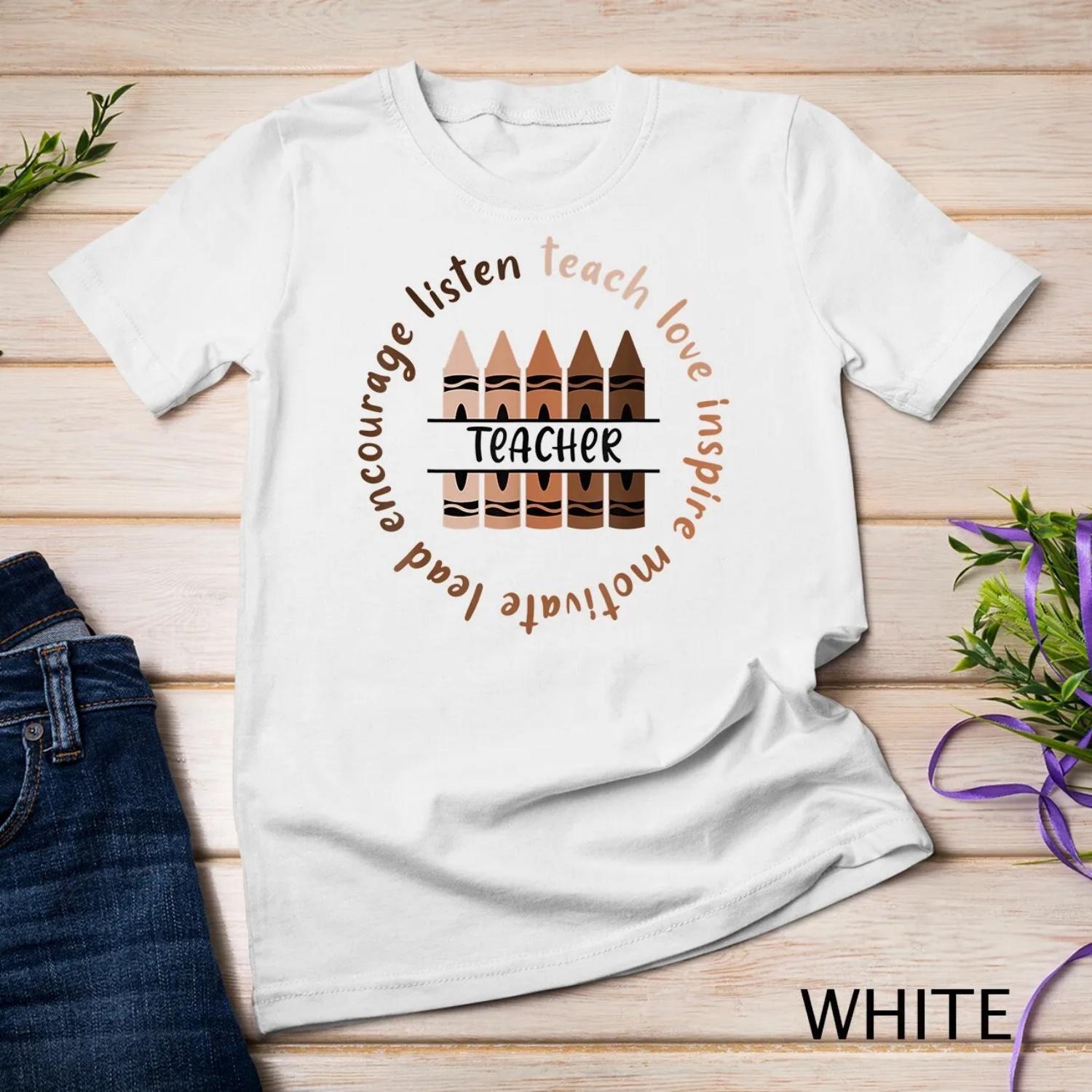 Afro African Black History Month Melanin Teacher T Shirt XXXXXL белый