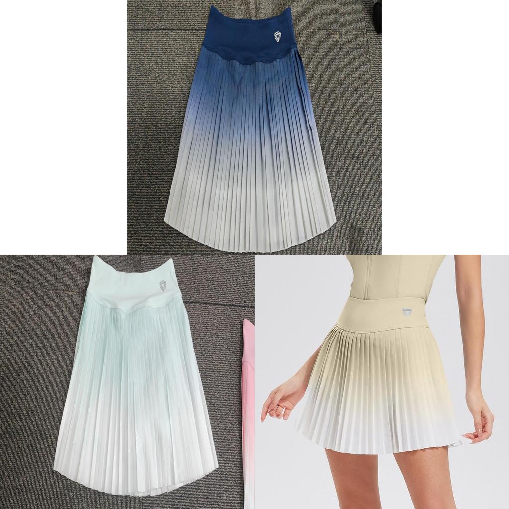 Tennis Skirt Spring Summer Fabric High Waist Pleated Activewear For Women