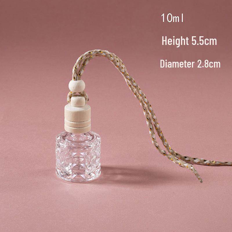 10ml Clear Car Diffuser Bottle with Lanyard for Aromatherapy