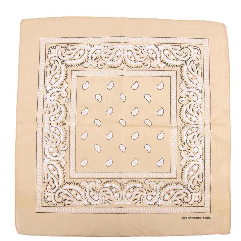 High Quality Paisley Cotton Scarf Cute Bandana Head Wrap Handkerchief Neck