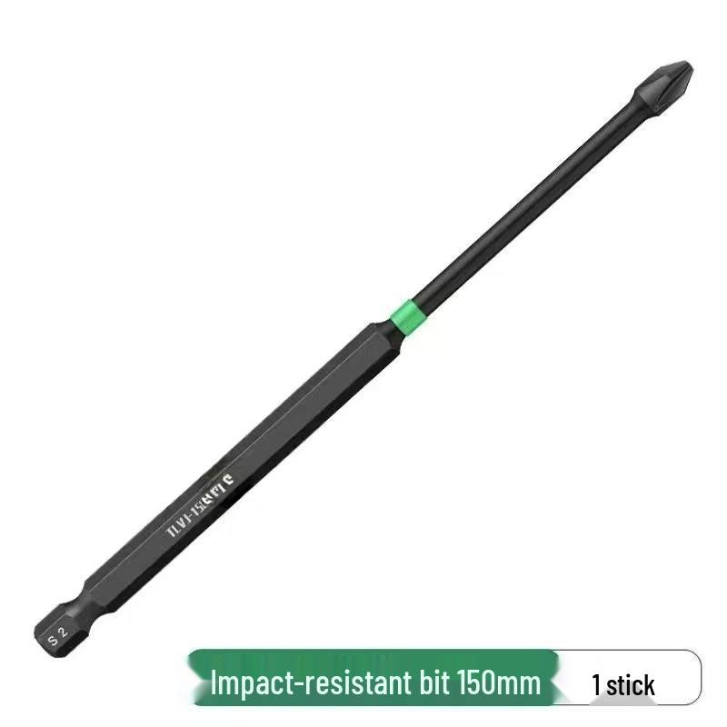 Impact-Resistant Magnetic Phillips Screwdriver Bit Set - High Hardness, Extended Hex Electric Drill Compatibility