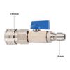High Pressure Washer Ball Valve Stainless Steel 4500PSI 3/8 Inch Quick Connect Ball Valve for Power Washer Hose
