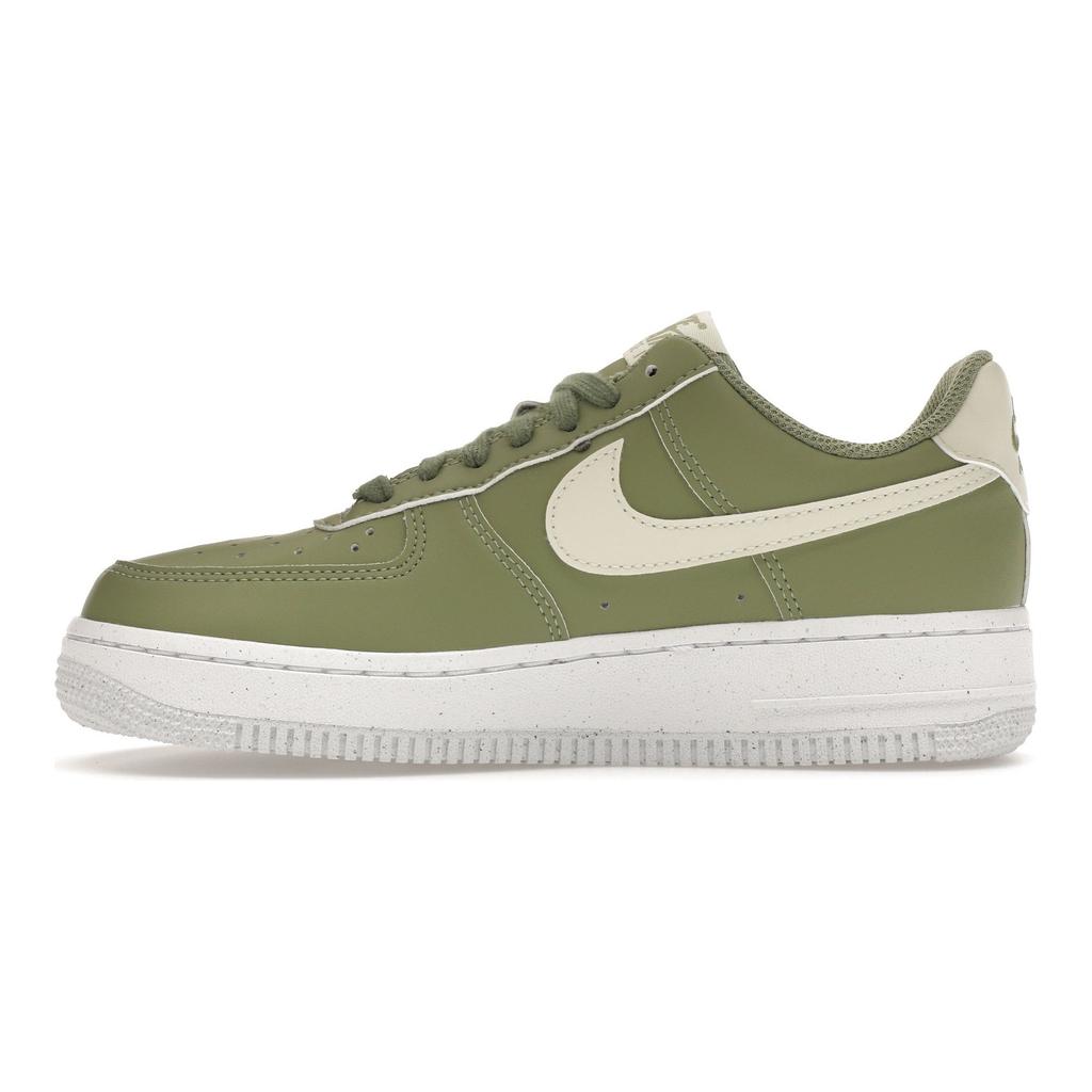 Nike Air Force 1 07 Oil Green Women Sneakers White Gum-Medium-Brown Sea-Glass HF5062-386