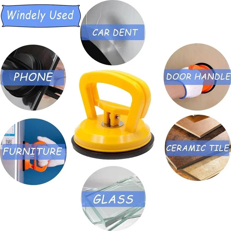 1/2PCS Car Suction Cup Dent Repair Artifacts Universal Black Orange Colors Heavy Duty Suction Cups Auto Paint Dent Repair Tools