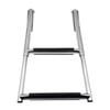 Marine Hardware 2 Steps Under Platform Boat Ladder AISI Stainless Steel Boarding Telescoping Ladder Extend Hige Boat Accessories