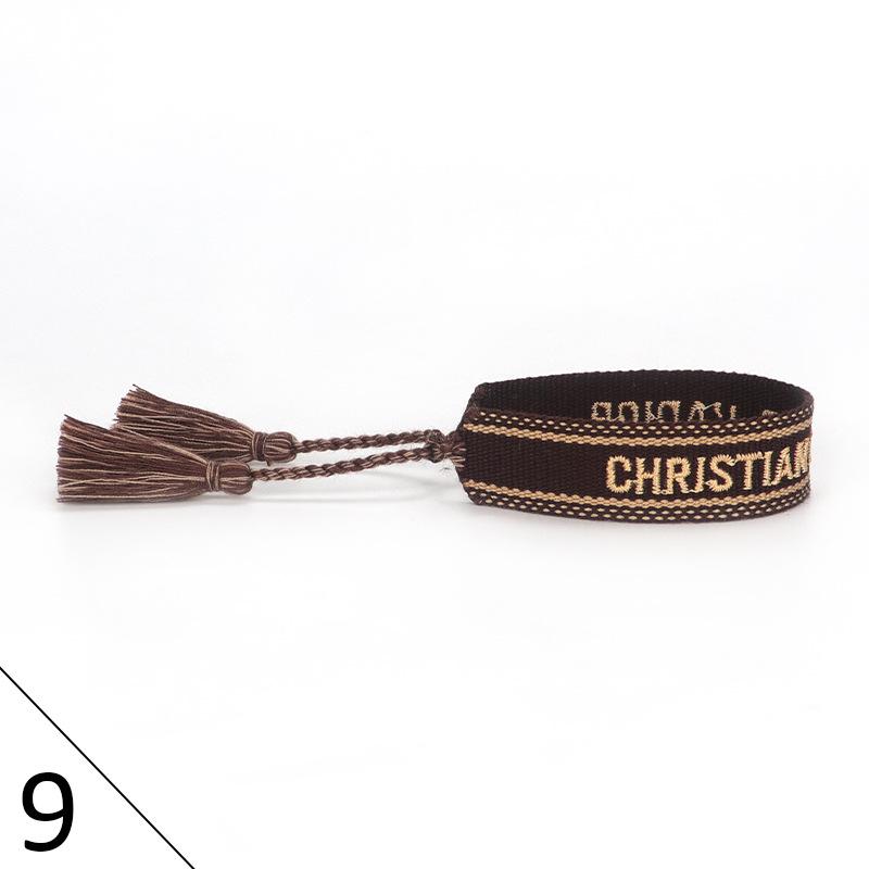 Handmade Embroidered Friendship Bracelet with Tassels for Women