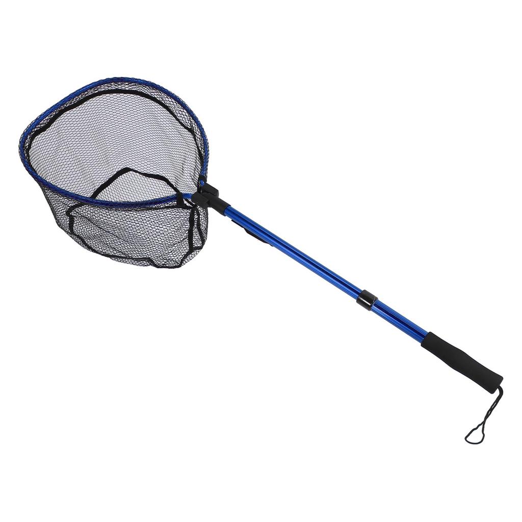 Floating Fishing Net Aluminum Alloy Rubber Foldable Extendable Portable Fish Landing Net for Easy Transportation and